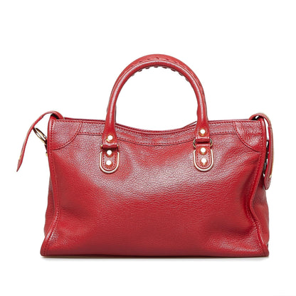 Luxury Balenciaga Trending 2025 Motocross Metallic Edge City S Bag (SHG-5L4qEF)