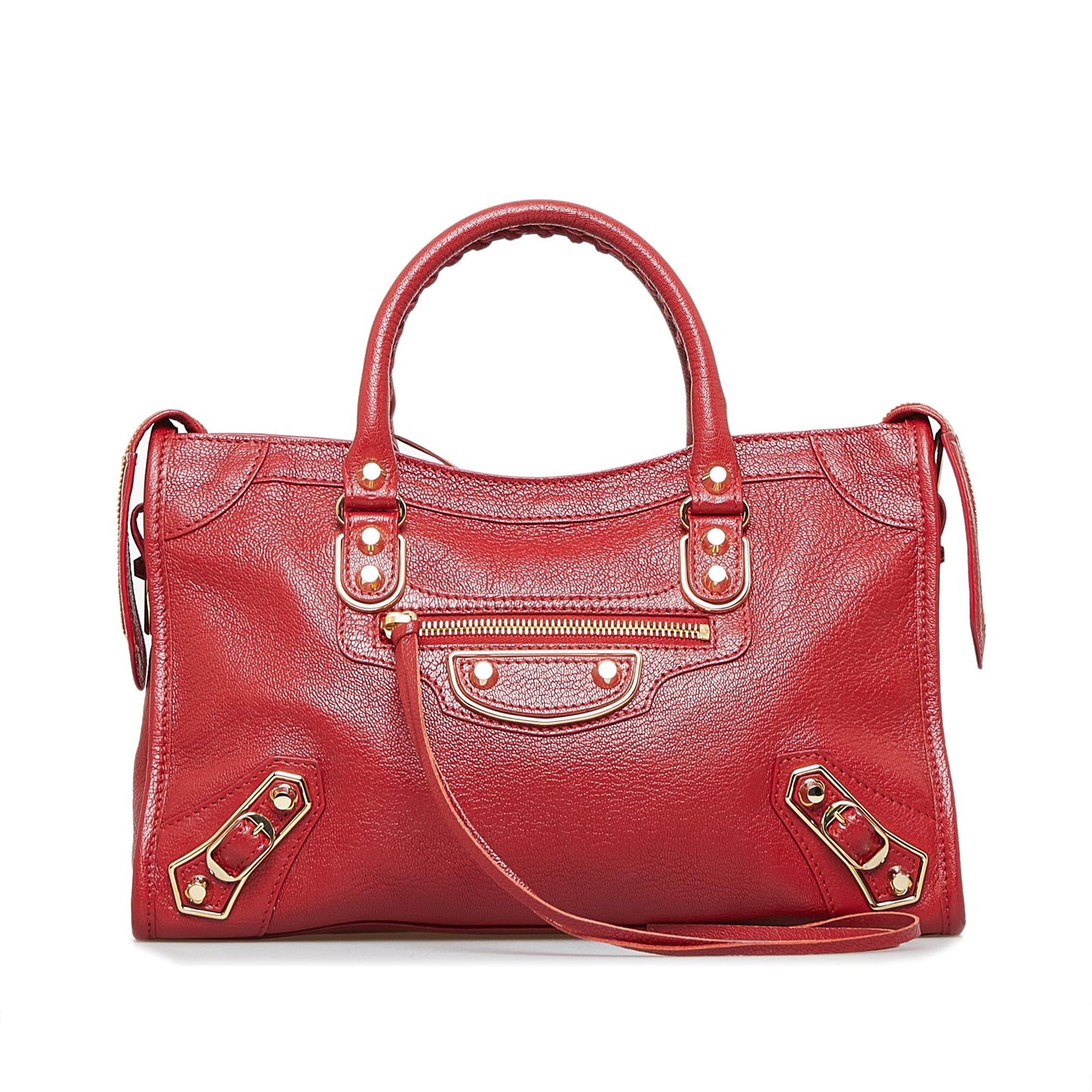 Luxury Balenciaga Trending 2025 Motocross Metallic Edge City S Bag (SHG-5L4qEF)