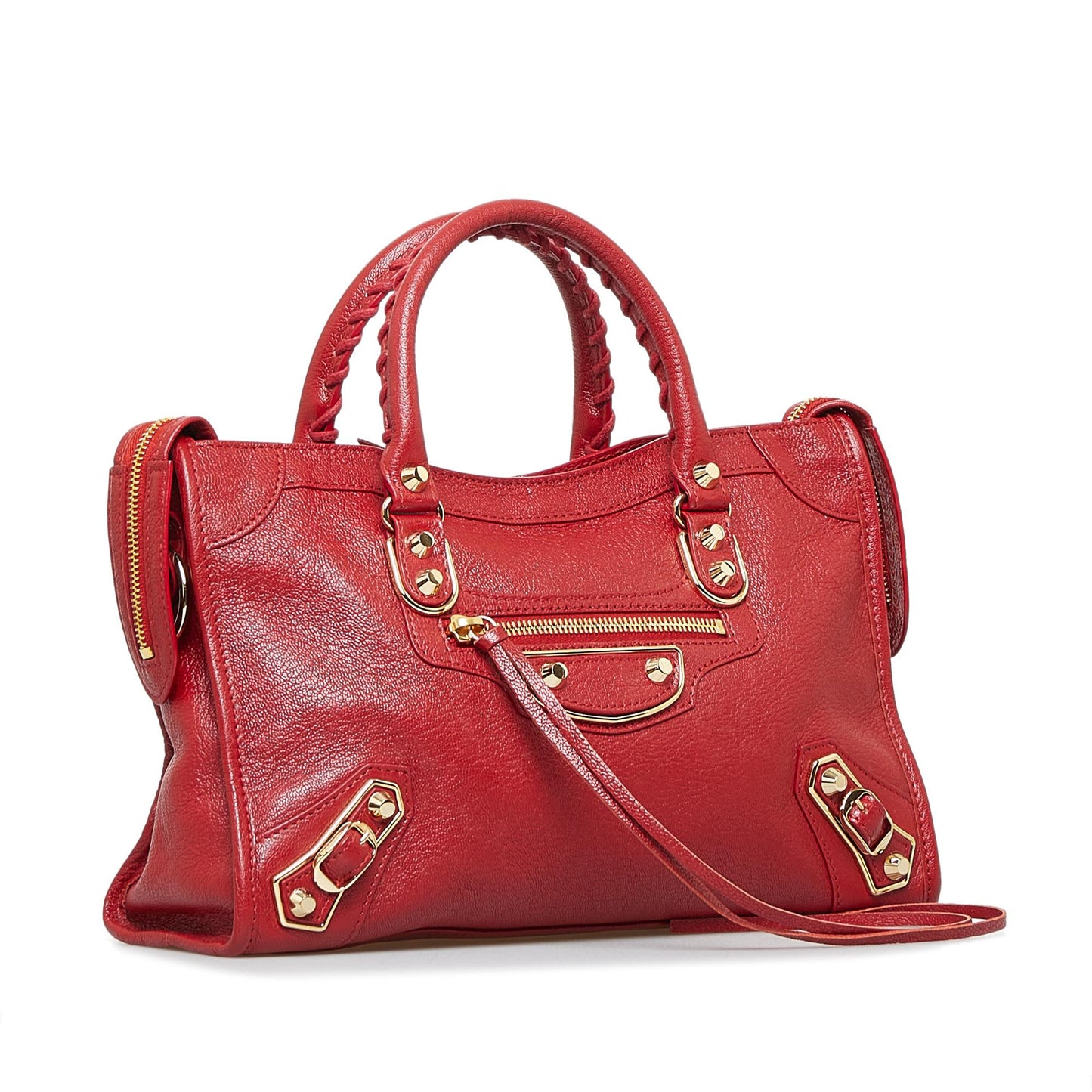Luxury Balenciaga Trending 2025 Motocross Metallic Edge City S Bag (SHG-5L4qEF)