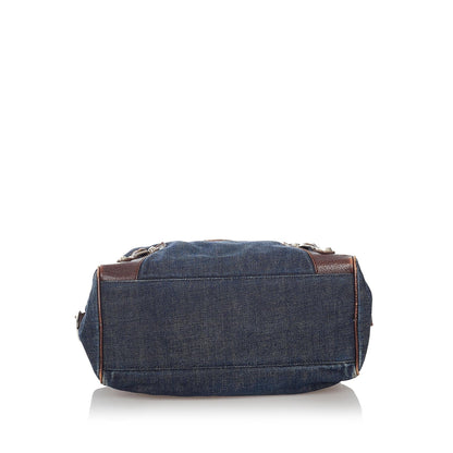 Luxury Balenciaga Trending 2025 Motocross Twiggy Denim Handbag (SHG-27194)