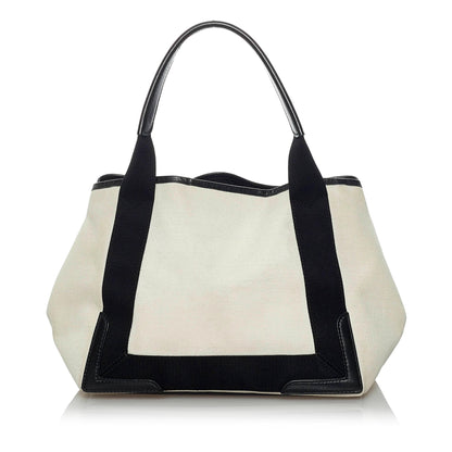 Luxury Balenciaga Trending 2025 Navy Cabas Canvas Handbag (SHG-33816)