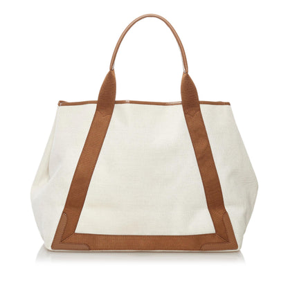Luxury Balenciaga Trending 2025 Navy Cabas Canvas Tote Bag (SHG-32636)