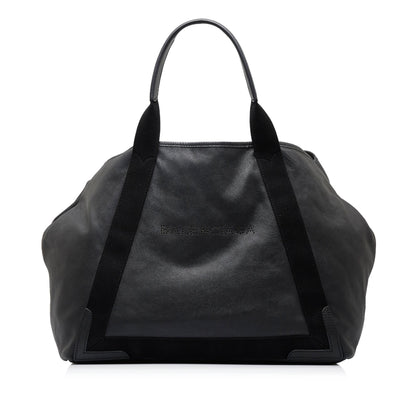 Luxury Balenciaga Trending 2025 Navy Cabas M Tote Bag (SHG-GfX0gC)