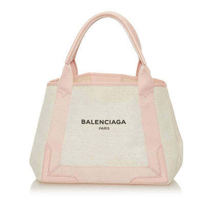 Luxury Balenciaga Trending 2025 Navy Cabas S Canvas Tote Bag (SHG-27791)