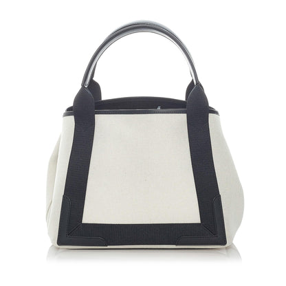 Luxury Balenciaga Trending 2025 Navy Cabas S Canvas Tote Bag (SHG-32033)