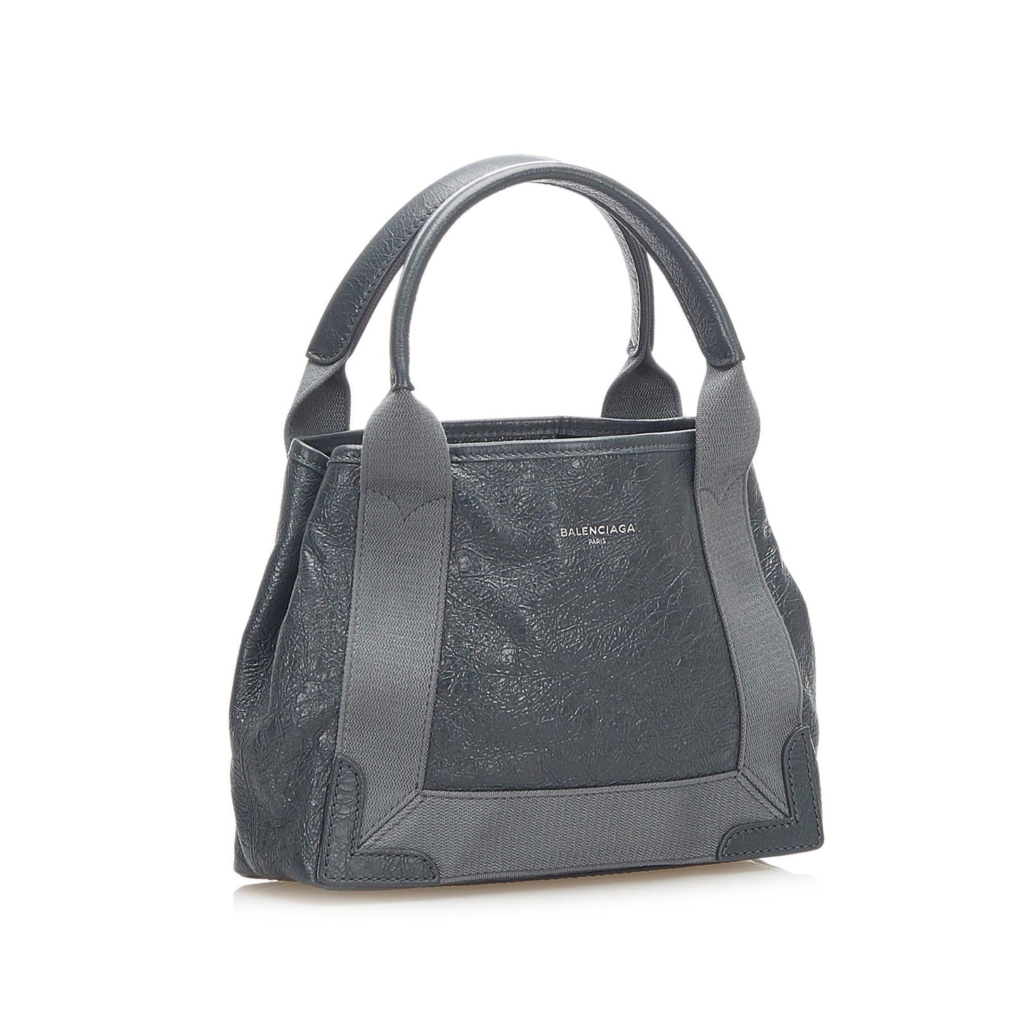 Luxury Balenciaga Trending 2025 Navy Cabas XS Leather Satchel (SHG-24885)