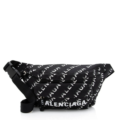 Luxury Balenciaga Trending 2025 Nylon Logo Belt Bag (SHF-oB1rKw)