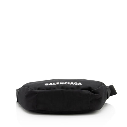 Luxury Balenciaga Trending 2025 Recycled Nylon Logo Wheel Shoulder Bag (SHF-YKqW3c)