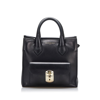 Luxury Balenciaga Trending 2025 Padlock All Afternoon Satchel (SHG-3BOzV8)