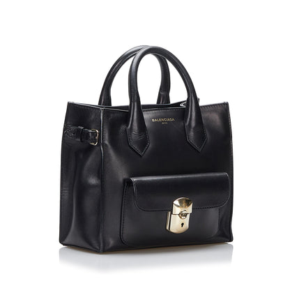 Luxury Balenciaga Trending 2025 Padlock All Afternoon Satchel (SHG-3BOzV8)