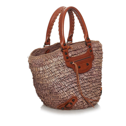 Luxury Balenciaga Trending 2025 Panier Raffia Tote Bag (SHG-30338)