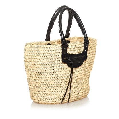 Luxury Balenciaga Trending 2025 Panier Raffia Tote Bag (SHG-35038)