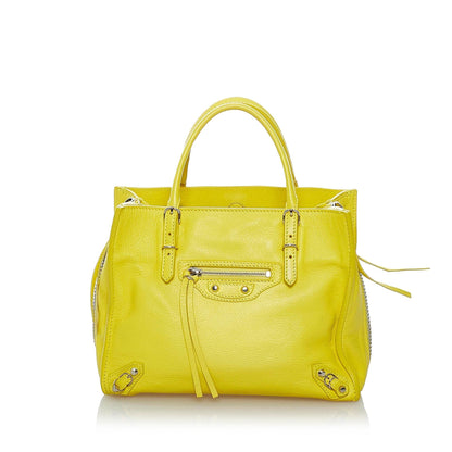 Luxury Balenciaga Trending 2025 Papier A4 Leather Satchel (SHG-29585)
