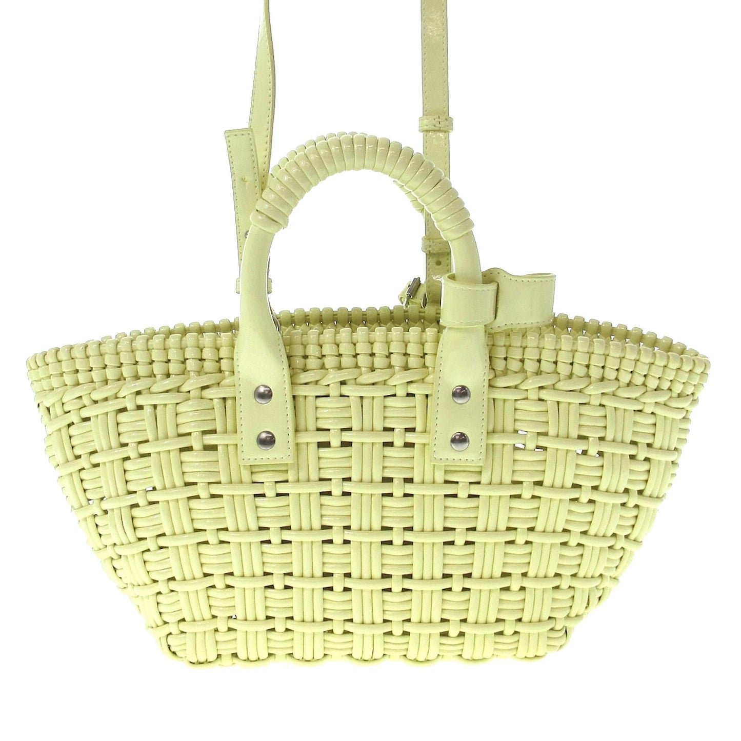 Luxury Balenciaga Trending 2025 Patent Bistrot Panier XS (SHG-mbsior)