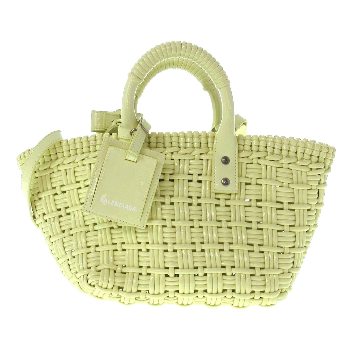 Luxury Balenciaga Trending 2025 Patent Bistrot Panier XS (SHG-mbsior)