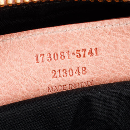 Balenciaga Peach Agneau Leather Classic Day Hobo Bag