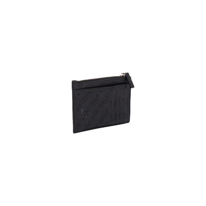 Balenciaga Perforated Leather Coin and Card Holder