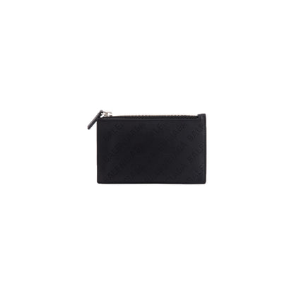 Balenciaga Perforated Leather Coin and Card Holder