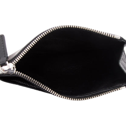 Balenciaga Perforated Leather Coin and Card Holder