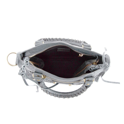 Balenciaga Perforated Motocross Classic Mini City Bag