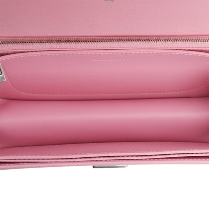 Balenciaga Pink Calfskin Leather Small Gossip Flap Bag