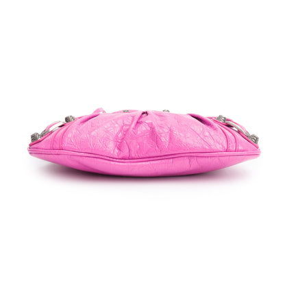 Balenciaga Pink Leather Mini Le Cagole Multi Pouch