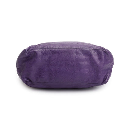 Balenciaga Purple Cassis Agneau Leather Giant 12 Day Bag