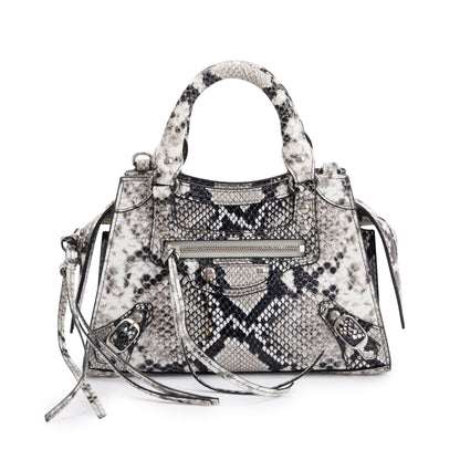 Balenciaga Python Embossed Neo Classic Mini City Bag
