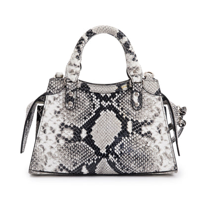 Balenciaga Python Embossed Neo Classic Mini City Bag