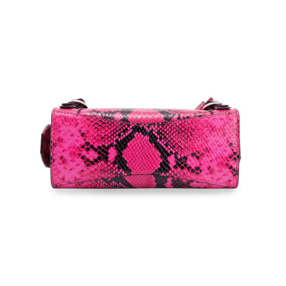 Balenciaga Python Embossed Neo Classic Mini City Bag