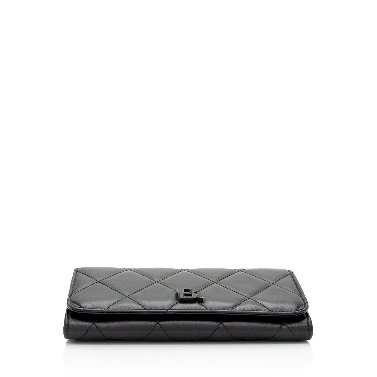 Luxury Balenciaga Trending 2025 Quilted Calfskin B Phone Holder Crossbody (SHF-wF8OTg)