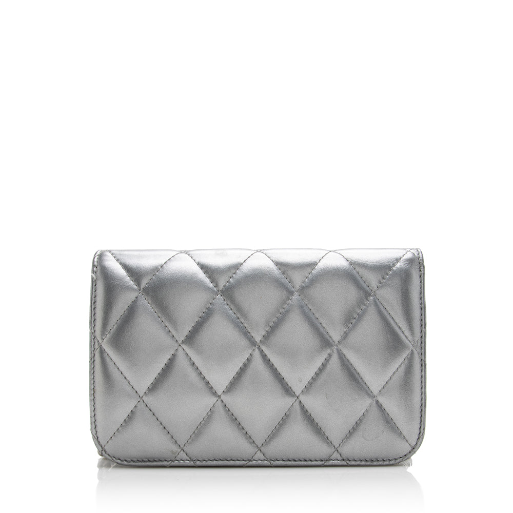 Luxury Balenciaga Trending 2025 Quilted Metallic Leather B Dot Shoulder Bag (SHF-16927)