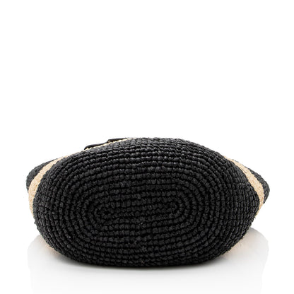 Luxury Balenciaga Trending 2025 Raffia Striped Panier XS Tote (SHF-22896)