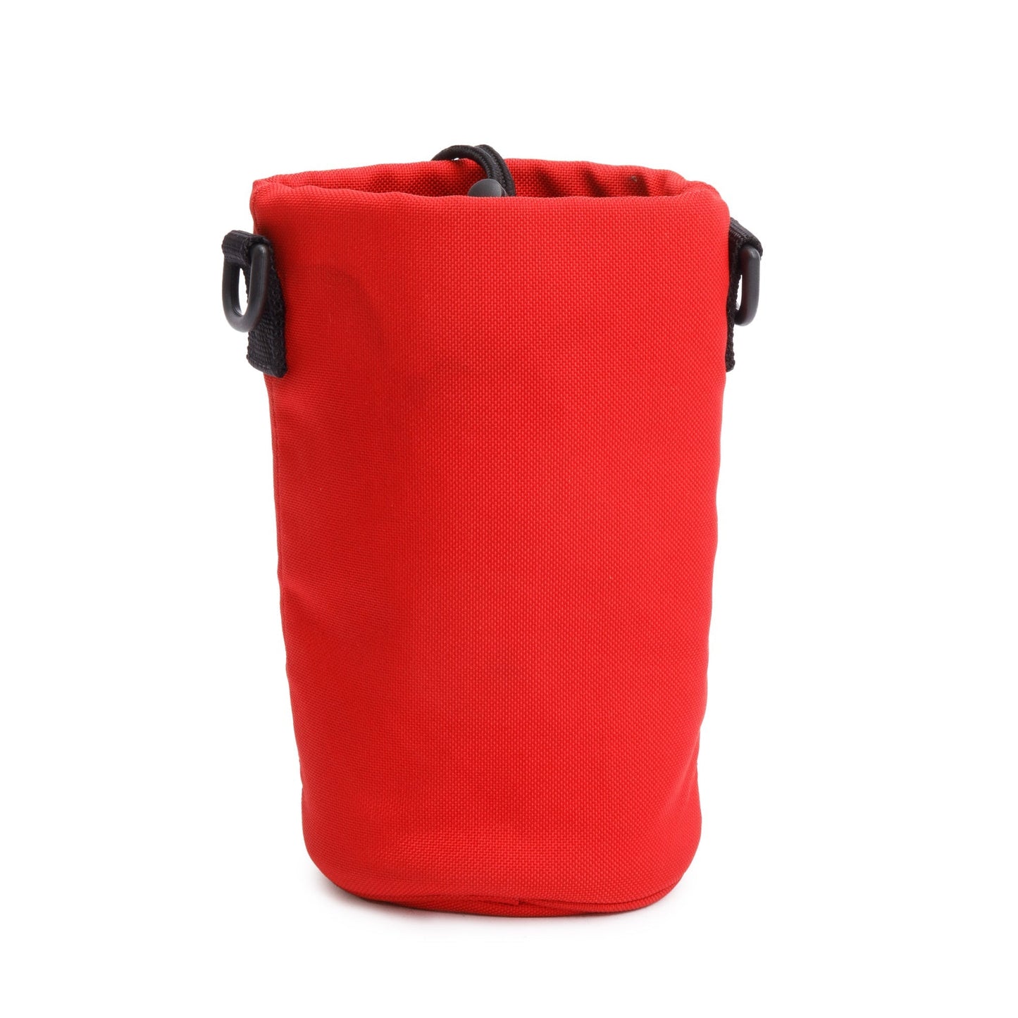 Balenciaga Red Canvas BB Logo Water Bottle Holder Crossbody