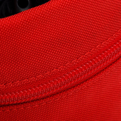 Balenciaga Red Canvas BB Logo Water Bottle Holder Crossbody