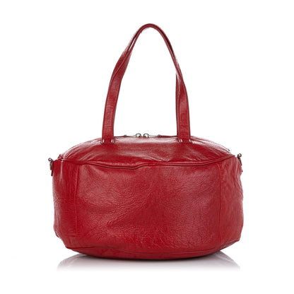 Luxury Balenciaga Trending 2025 Round Air M Leather Satchel (SHG-28824)