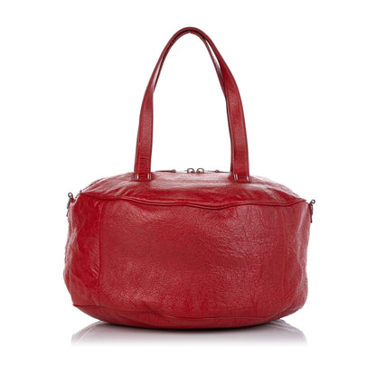 Luxury Balenciaga Trending 2025 Round Air M Leather Satchel (SHG-28824)