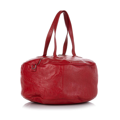 Luxury Balenciaga Trending 2025 Round Air M Leather Satchel (SHG-28824)