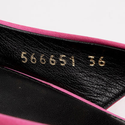 Luxury Balenciaga Trending 2025 Satin BB Knife Slingback Flats - Size 6 / 36 (SHF-pCDQ06)