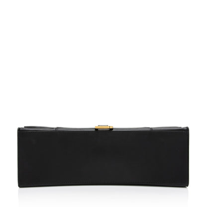 Luxury Balenciaga Trending 2025 Shiny Calfskin Hourglass Medium Satchel (SHF-T4GYIa)
