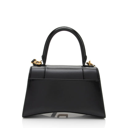 Luxury Balenciaga Trending 2025 Shiny Calfskin Hourglass Small Top Handle (SHF-9h44a6)