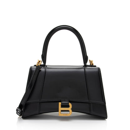 Luxury Balenciaga Trending 2025 Shiny Calfskin Hourglass Small Top Handle (SHF-9h44a6)