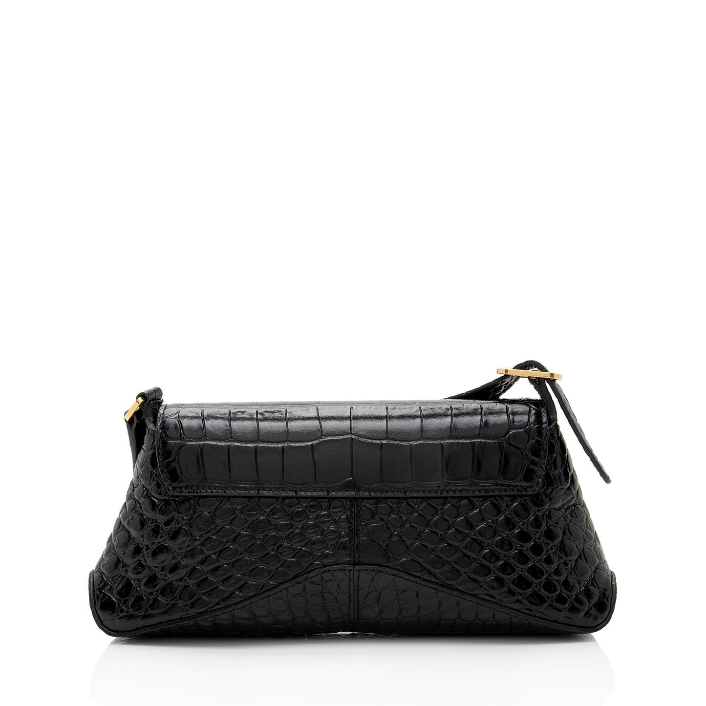 Luxury Balenciaga Trending 2025 Shiny Croc Embossed Calfskin XX Small Flap Bag (SHF-HmNLTl)