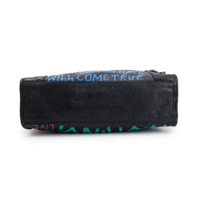 Balenciaga Small Graffiti Classic City Bag