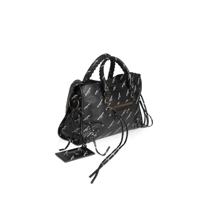 Balenciaga Small Motocross Classic Logo City Bag