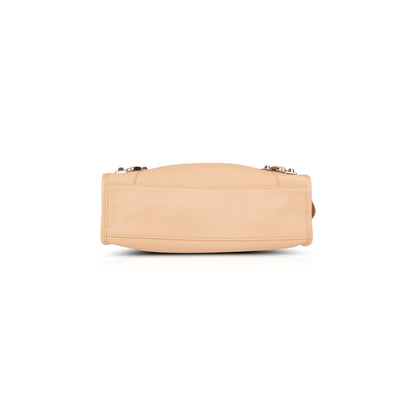 Balenciaga Small Motocross Classic Metallic Edge City Bag