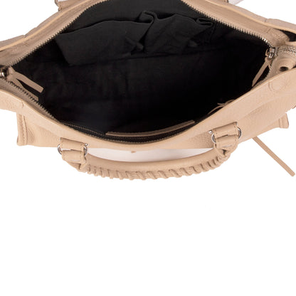 Balenciaga Small Motocross Classic Metallic Edge City Bag