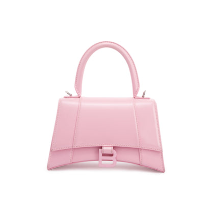 Balenciaga Small Pink Hourglass Top Handle Bag