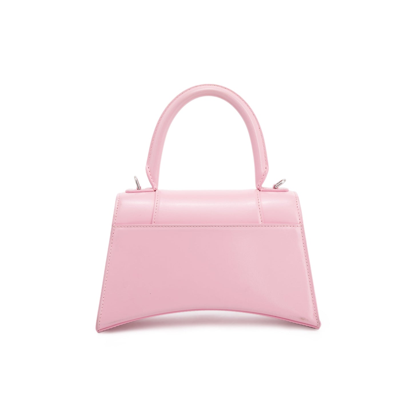 Balenciaga Small Pink Hourglass Top Handle Bag