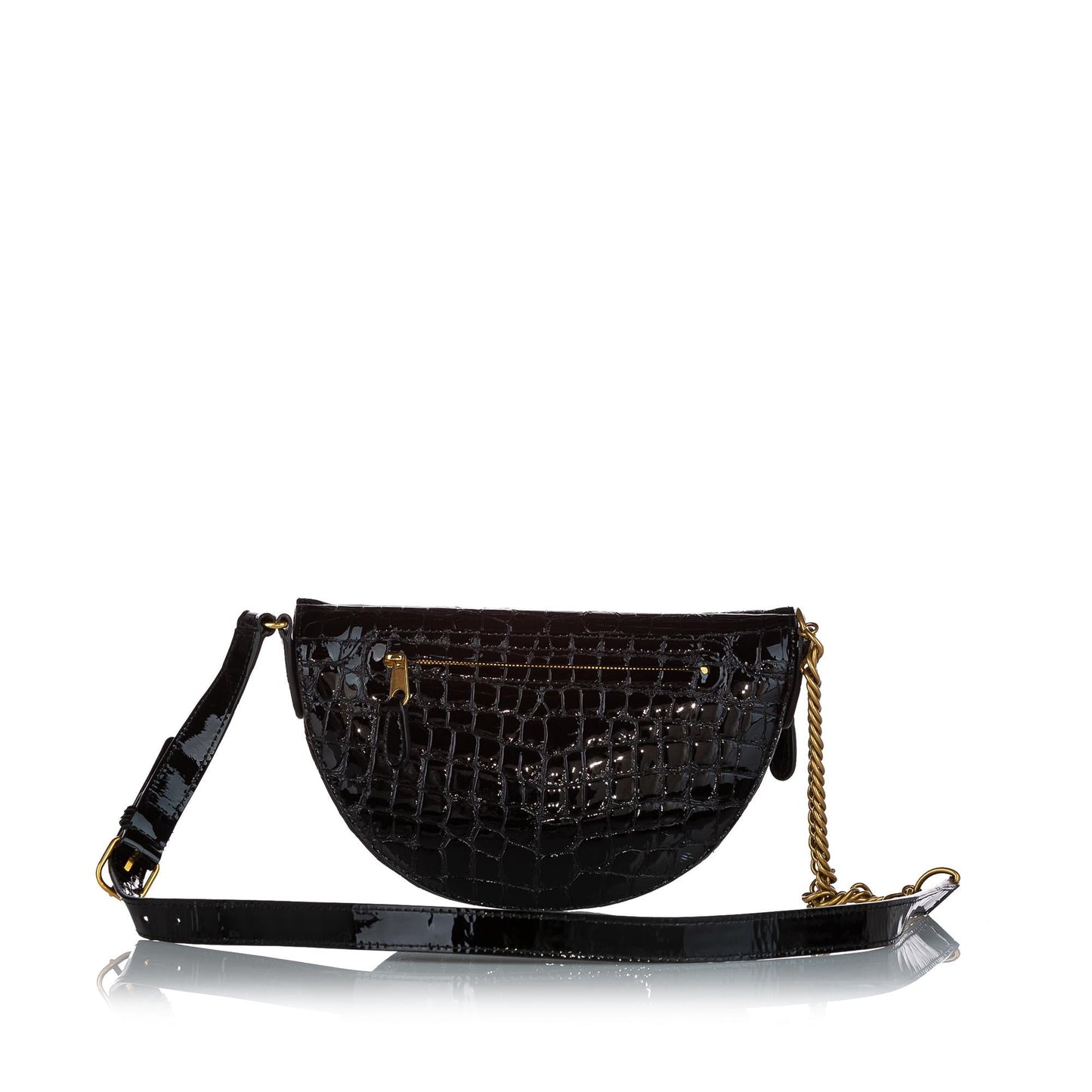 Luxury Balenciaga Trending 2025 Souvenir Embossed Patent Leather Belt Bag (SHG-27024)